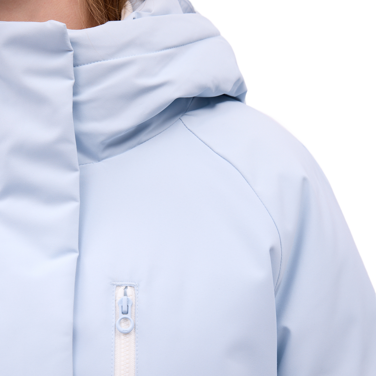 AYMV296-6 Пуховик длинный Sports Style синий